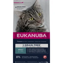 Eukanuba Adult Graanvrij Kattenvoer Zalm 2 kg