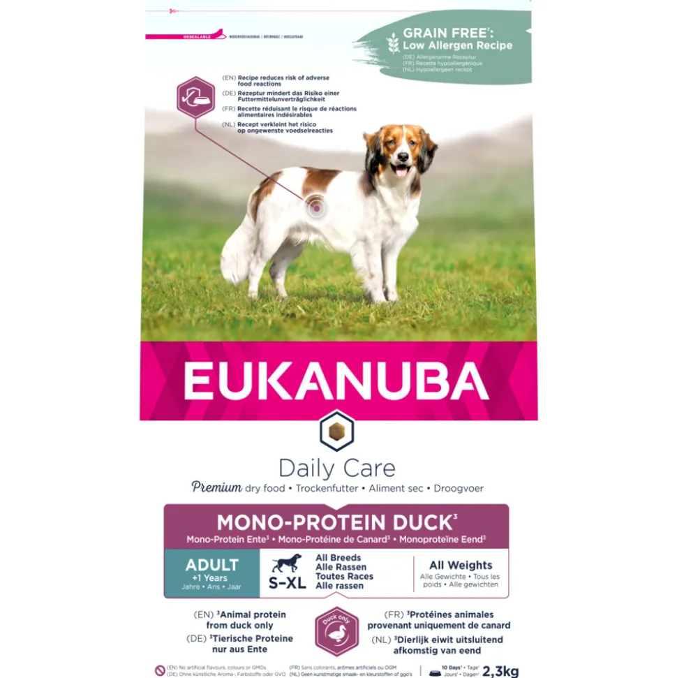 Eukanuba Adult Mono Proteïne Hondenvoer Eend 2,3 kg