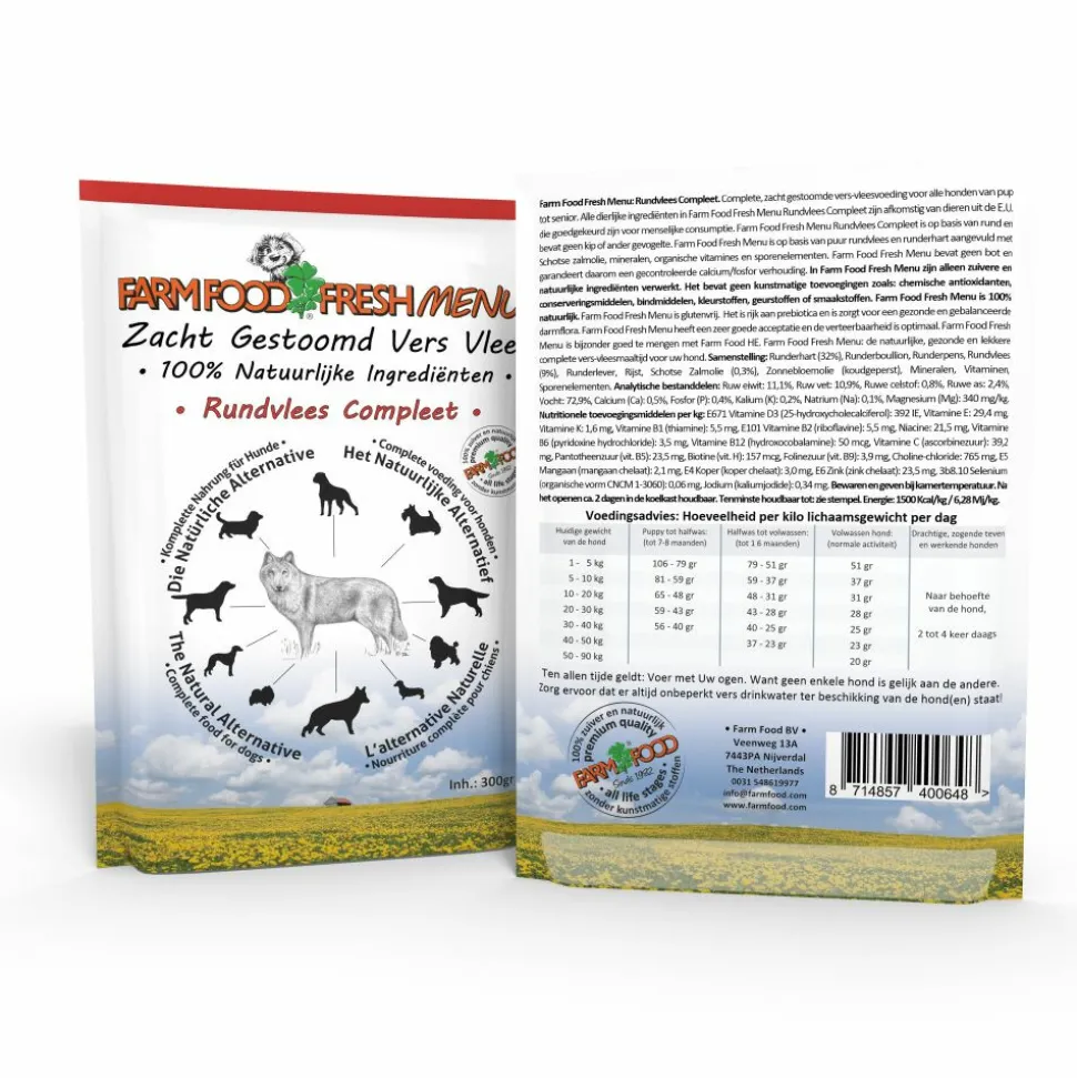 Farm Food Fresh Menu Rundvlees 300 gr