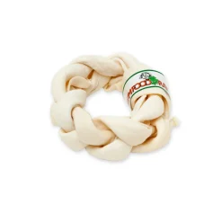 Farm Food Rawhide Dental Braided Donut M