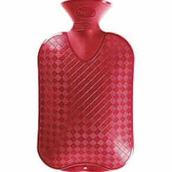 Fashy Warmwaterzak Enkele Ribbel Cranberry 2 liter