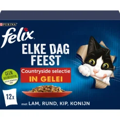 Felix Elke Dag Feest Countryside Selectie in Gelei 12 x 85 gr