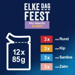 Felix Elke Dag Feest Mix Selectie in Gelei 12 x 85 gr