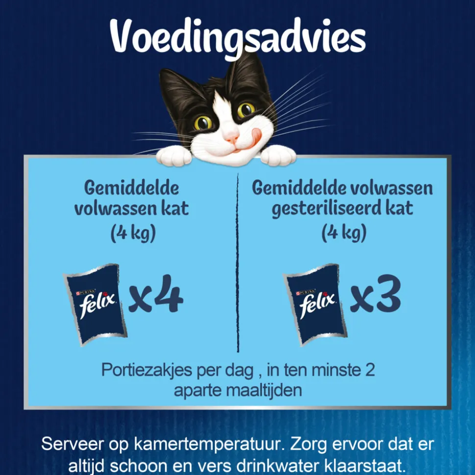 Felix Elke Dag Feest Mix Selectie in Gelei 80 x 85 gr