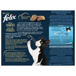 Felix Heerlijke Plakjes in Gelei Selectie Vis 12 x 80 gr