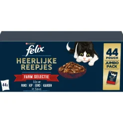Felix Heerlijke Reepjes Multipack 44 x 85 gr