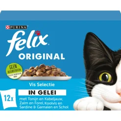 Felix Original Vis Selectie in Gelei 12 x 85 gr