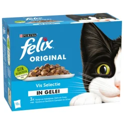 Felix Original Vis Selectie in Gelei 12 x 85 gr