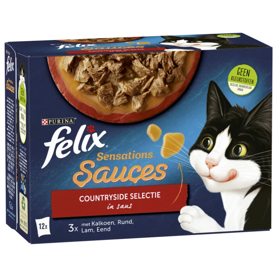 Felix Sensations Sauces Countryside Selectie in Saus 12 x 85 gr
