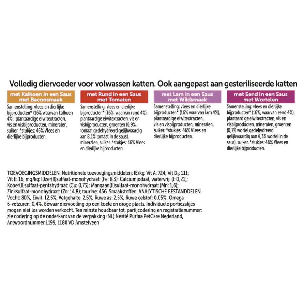 Felix Sensations Sauces Countryside Selectie in Saus 12 x 85 gr