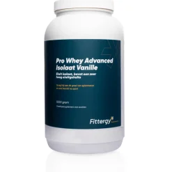 Fittergy Supplements Pro Whey Advanced Isolate Vanille 1000 gr