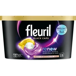 Fleuril Renew Black Caps 15 Wasbeurten 15 stuks
