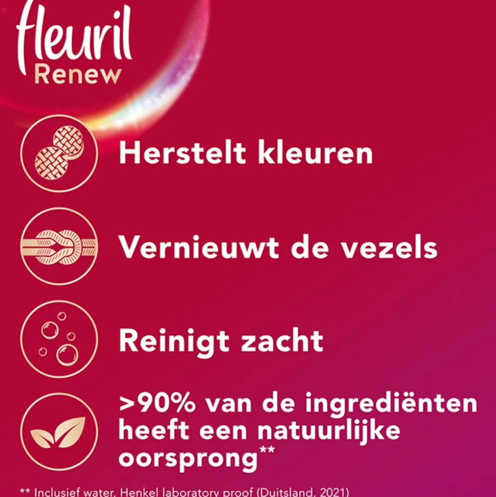Fleuril Wasmiddelcapsules Renew Kleur 2 x 40 stuks