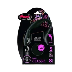 Flexi Rollijn Classic Koord 8 mtr tot 12 kg Zwart