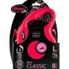 Flexi Rollijn Classic Tape 8 mtr tot 50 kg Rood