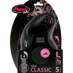 Flexi Rollijn Classic Tape 5 mtr tot 50 kg Zwart