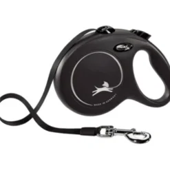 Flexi Rollijn Classic Tape 5 mtr tot 50 kg Zwart