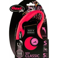 Flexi Rollijn Classic Tape 5 mtr tot 15 kg Rood