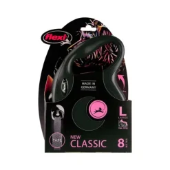 Flexi Rollijn Classic Tape 8 mtr tot 50 kg Zwart