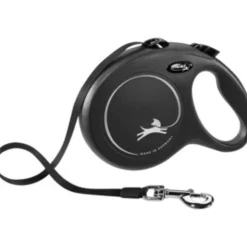 Flexi Rollijn Classic Tape 8 mtr tot 50 kg Zwart