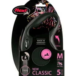 Flexi Rollijn Classic Tape 5 mtr tot 25 kg Zwart