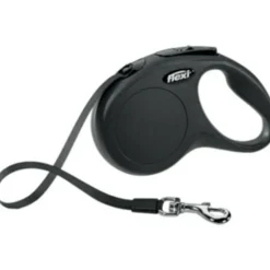 Flexi Rollijn Classic Tape 5 mtr tot 15 kg Zwart