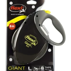 Flexi Rollijn Giant Tape 8 mtr tot 50 kg Neon Geel