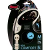 Flexi Rollijn New Comfort Tape 5 mtr tot 25 kg Zwart