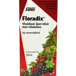 Floradix Vloeibaar Ijzer-Elixer met Vitamines 500 ml