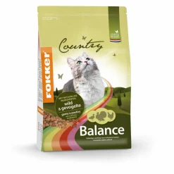 Fokker Country Balance Kattenvoer Wild en Gevogelte 10 kg