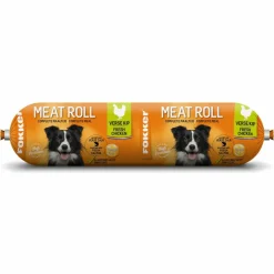 Fokker Meat Roll Hondenvoer Nat Kip - Zalm 350 gr