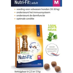 Fokker Nutri-Fit Hondenvoer M 13 kg
