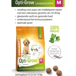 Fokker Opti-Grow Hondenvoer M 2,5 kg
