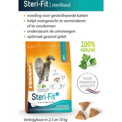Fokker Steri-Fit Kattenvoer Gevogelte 10 kg
