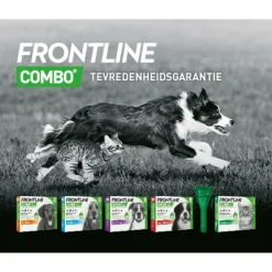 Frontline Combo Spot On Anti Vlooien en Teken Druppels Hond L 3 pipetten
