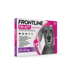 Frontline Tri-Act Anti Vlooien en Teken Druppels L 3 pipetten