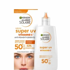 Garnier Ambre Solaire Face Super UV Vitamine C* Anti-Pigmentvlekken Fluid SPF 50+ 40 ml