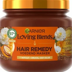 Garnier Loving Blends Argan- en Cameliaolie Haarmasker 340 ml