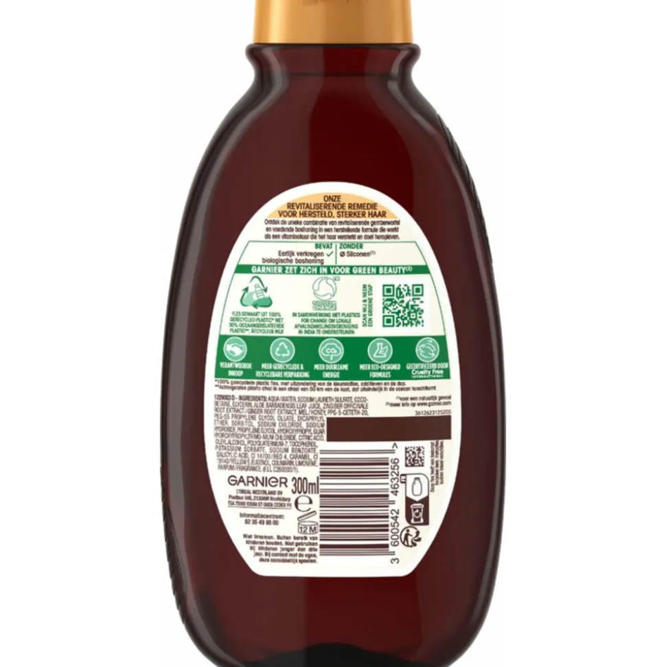 Garnier Loving Blends Gember Boost Shampoo 300 ml