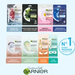Garnier SkinActive Tissue Gezichtsmasker Hydraterend & Regulerend