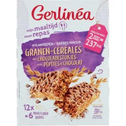 Gerlinea Repen Granen met Chocoladestukjes 12x31 gr