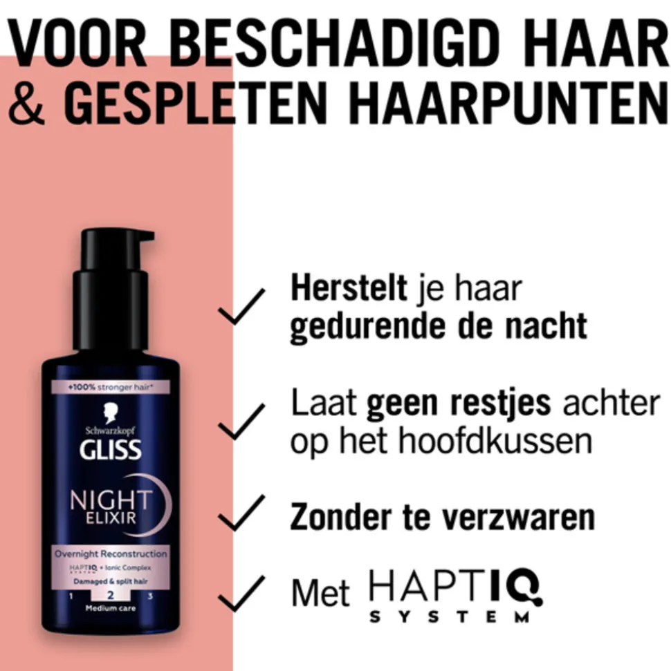 Gliss Night Elixer Overnight Reconstruction 100 ml