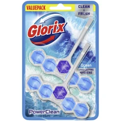 Glorix Toiletblok Power Clean Ocean 2 stuks
