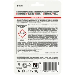 Glorix Toiletblok Power Clean Ocean 2 stuks