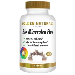 Golden Naturals Bio Mineralen Plus 60 vegacapsules