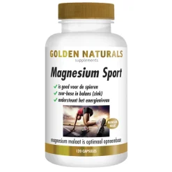Golden Naturals Magnesium Sport 120 vegacapsules