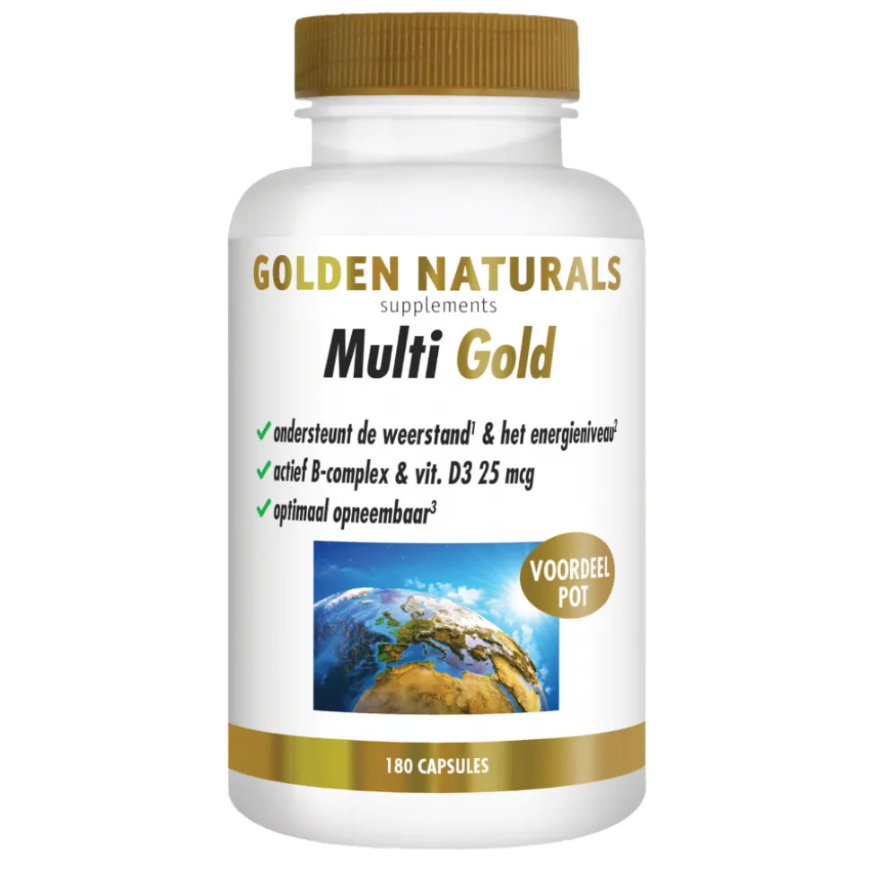 Golden Naturals Multi Gold 180 vegacapsules