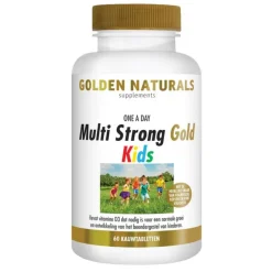 Golden Naturals Multi Strong Gold Kids 60 kauwtabletten