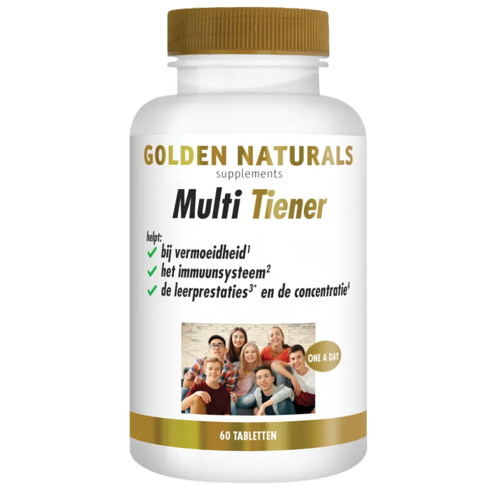 Golden Naturals Multi Tiener 60 tabletten