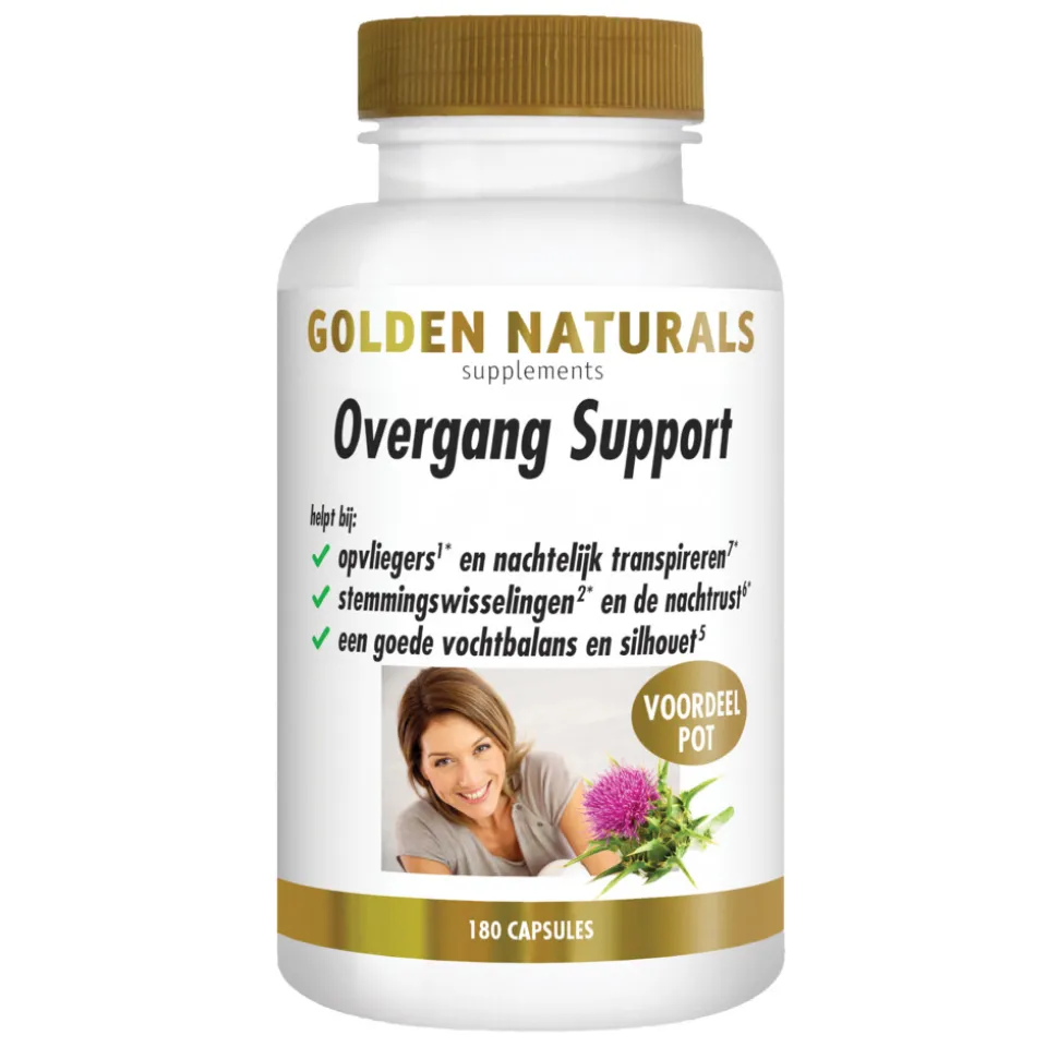 Golden Naturals Overgang Support 180 vegacapsules